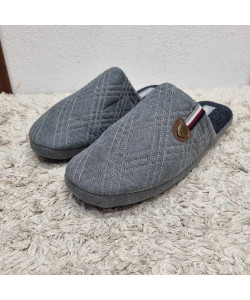 Мъжки домашни чехли XXL КОД ПА-725-сив